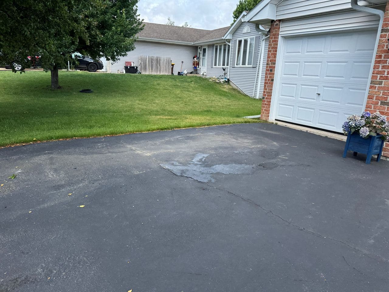 Junk removal in Rockford IL: carpet and driveway cleanout after